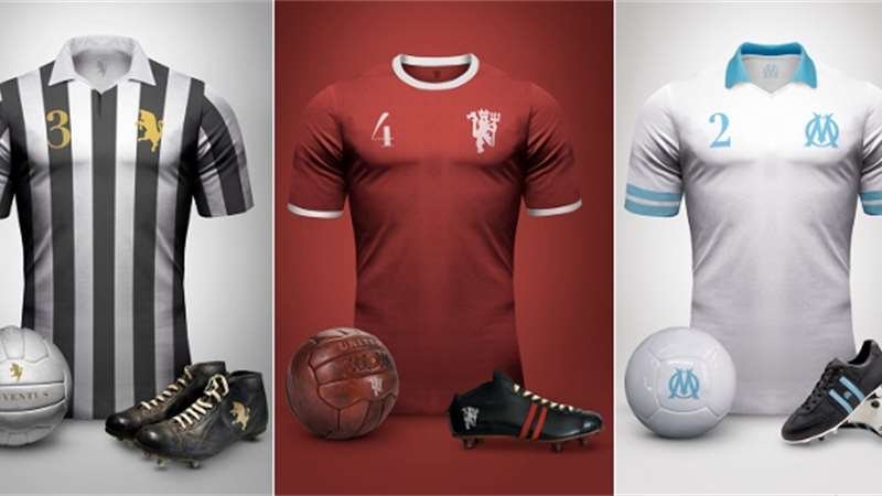 FOTO: To je nádhera! Fotbalové dresy bez reklam jsou téměř uměleckými díly!